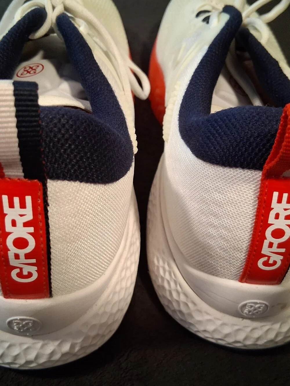 G/Fore Pickleball/Tennis Men's Athletic Lace-Up Shoes - White & Navy